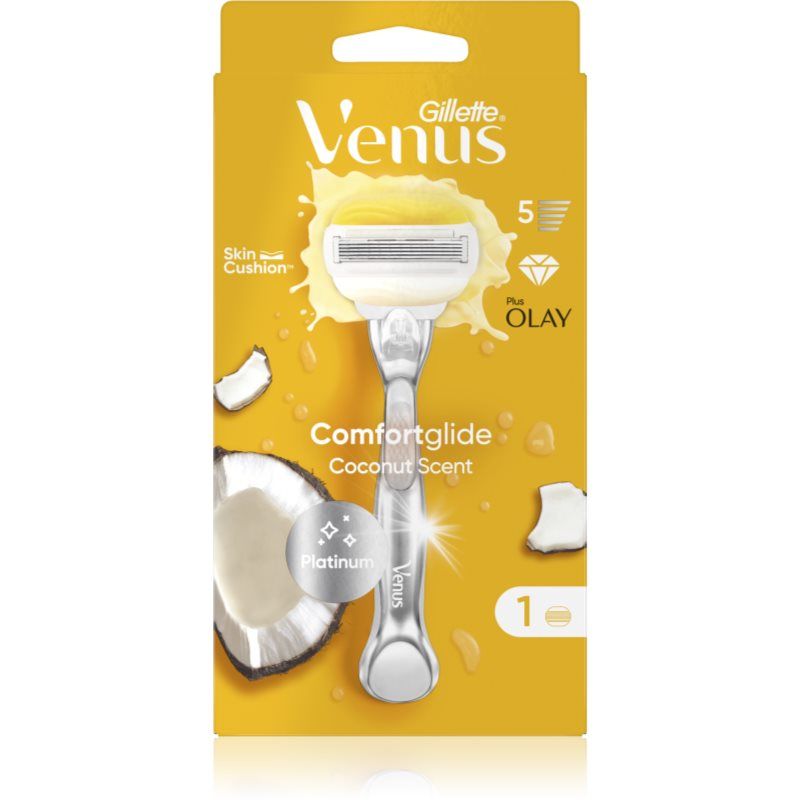 Gillette Venus ComfortGlide Coconut partakone mukana vaihtopää 1 kpl