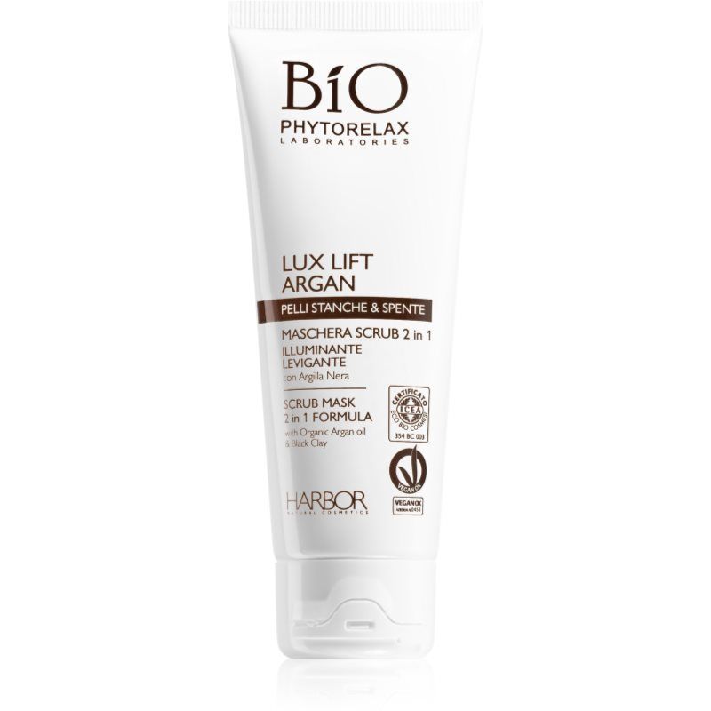 Phytorelax Laboratories Lux Lift Argan heleyttävä kuorintanaamio 75 ml