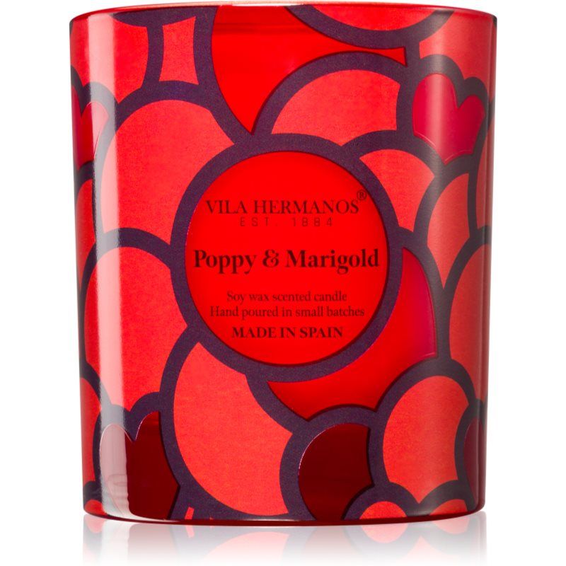 Vila Hermanos 70ths Year Poppy & Marigold tuoksukynttilä 200 g