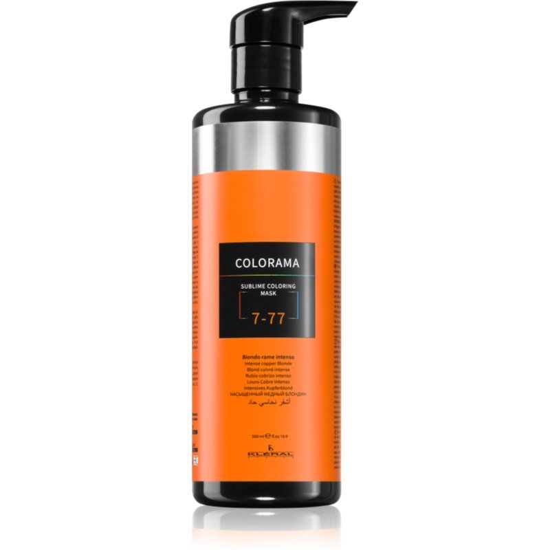 Kléral system Colorama värinaamio kaikille hiustyypeille Intense Copper Blond 7.77 500 ml