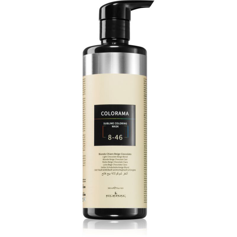 Kléral system Colorama värinaamio kaikille hiustyypeille Light Chocolate Beige Blond 8.46 500 ml