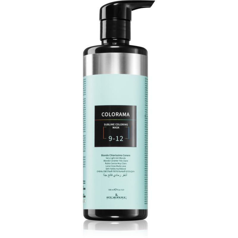 Kléral system Colorama värinaamio kaikille hiustyypeille Very Light Ash Blond 9.12 500 ml