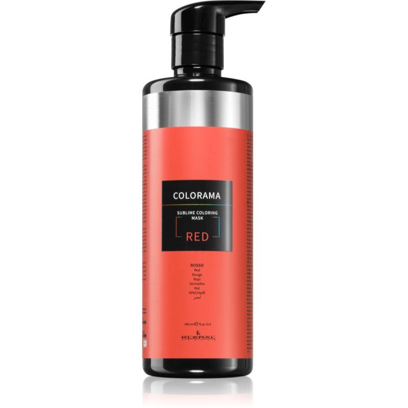 Kléral system Colorama värinaamio kaikille hiustyypeille Red 500 ml