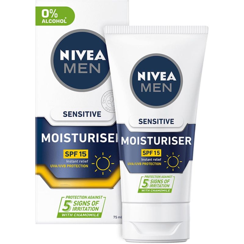 Nivea Sensitive Moisturiser SPF15 75 ml