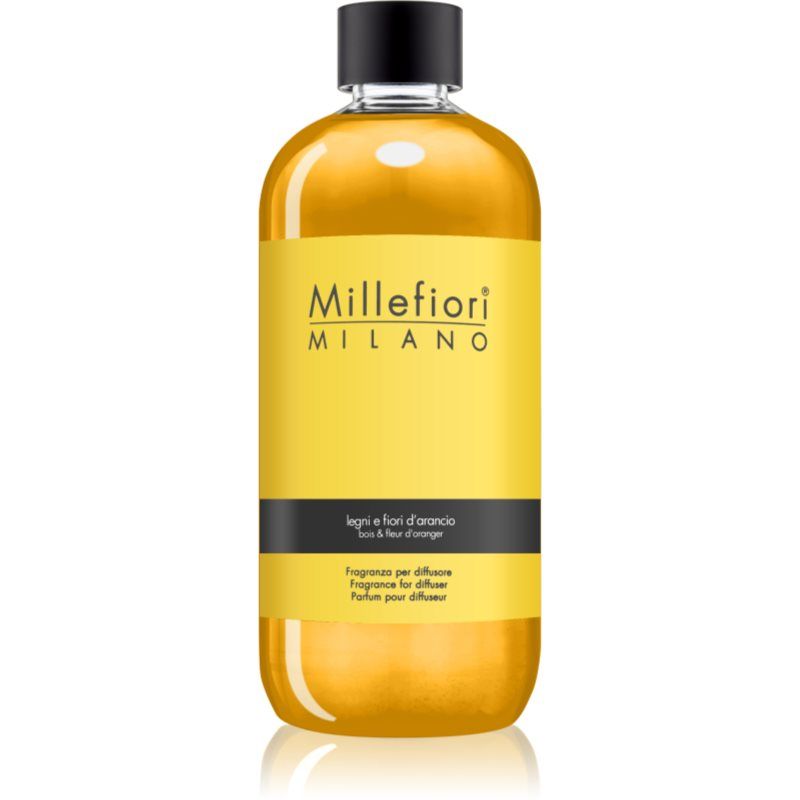 Millefiori Milano Legni e Fiori D'Arancio täyttöpakkaus aromidiffuusoriin 500 ml