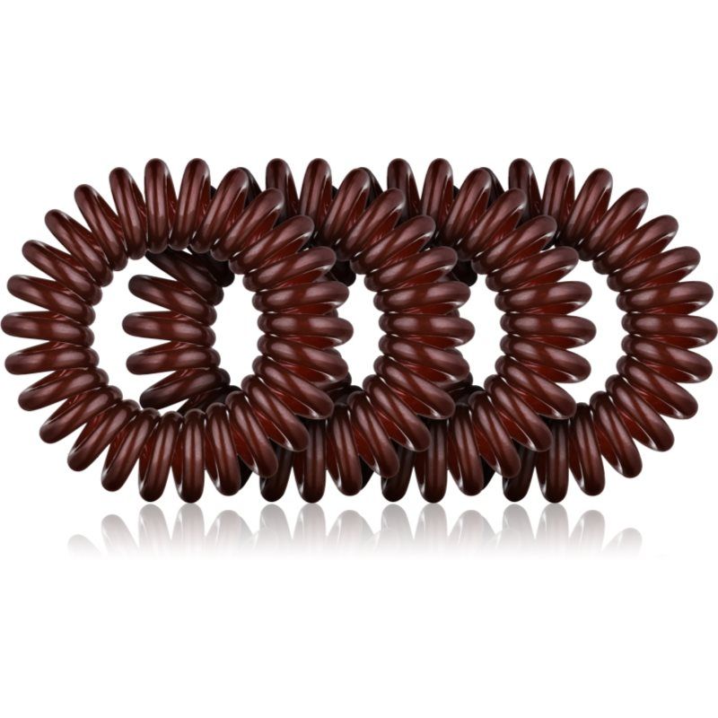 BrushArt Hair Rings hiuslenkit Brown 4 kpl