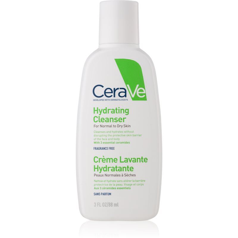 CeraVe Hydrating Cleanser puhdistusemulsio kosteuttava vaikutus 88 ml