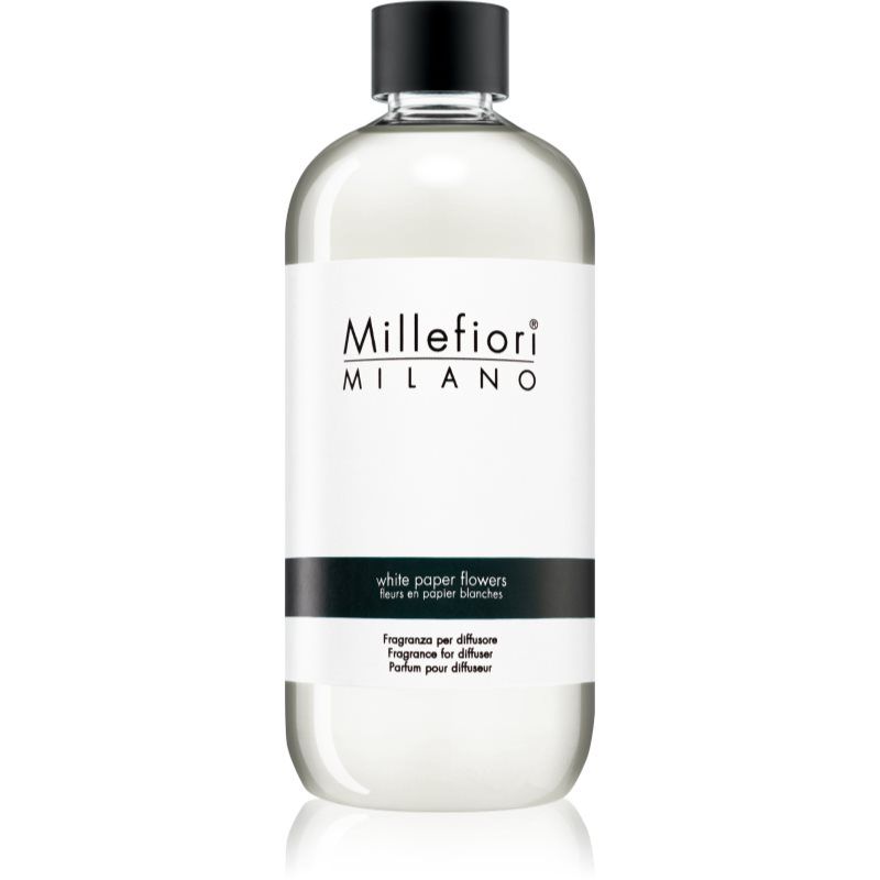 Millefiori Milano White Paper Flowers täyttöpakkaus aromidiffuusoriin 500 ml