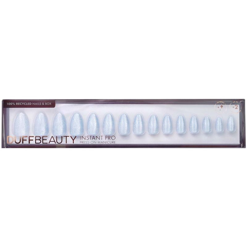 DUFFBEAUTY Instant Pro Press-On Manicure Glacier Blue