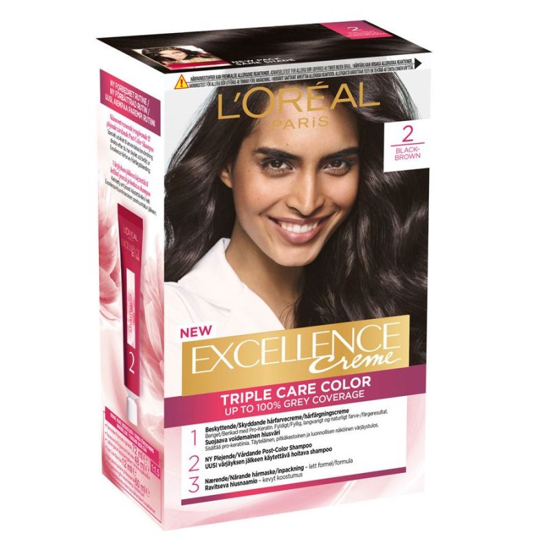 L'Oréal Paris Excellence Crème – 2 Black-Brown