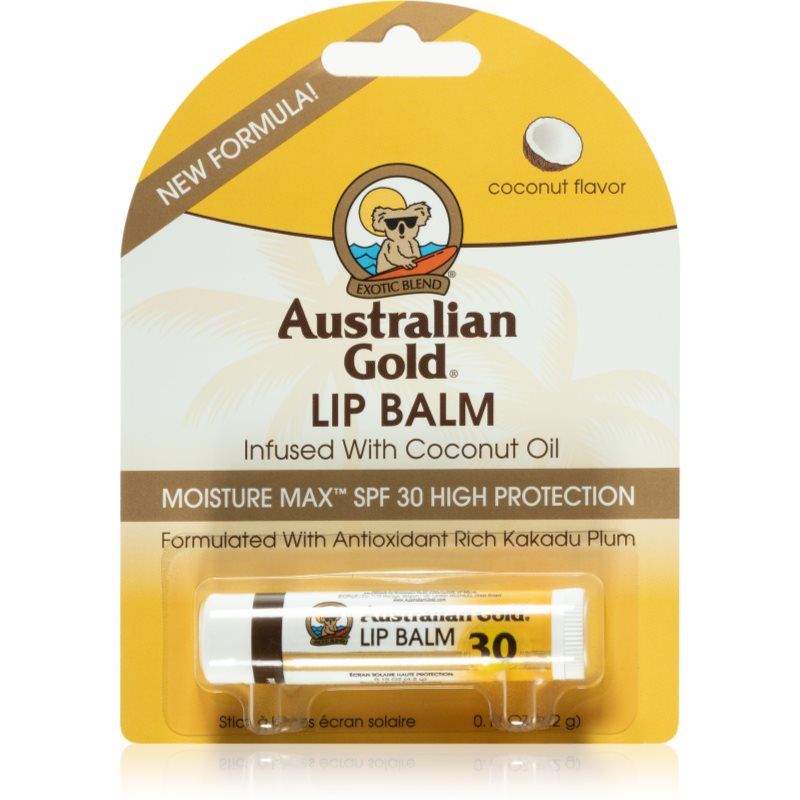 Australian Gold Moisture Max täyttävä huulibalsami SPF 30 4,2 g