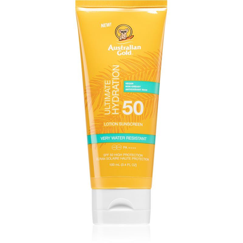 Australian Gold Ultimate Hydration vedenkestävä aurinkosuojamaito SPF 50 100 ml