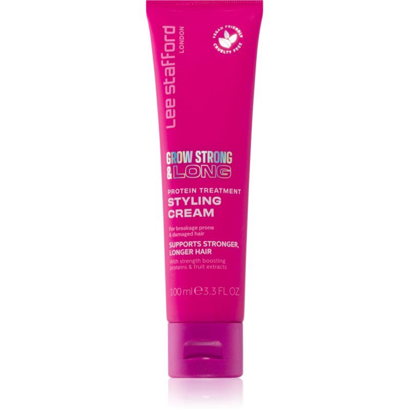 Lee Stafford Grow Strong & Long Styling Cream muotoiluvoide sisältää proteiinia 100 ml