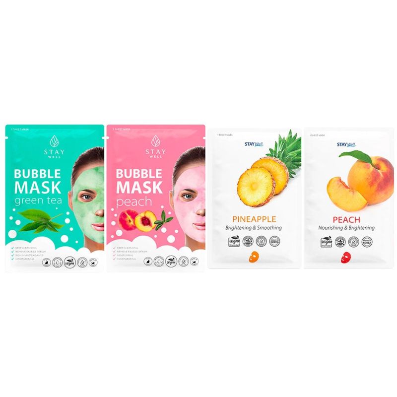 Stay Well Smoothing Sheet Mask Kit 4 pcs