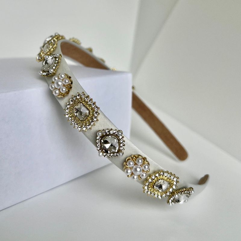 Laine SARA - Hiuspanta Luxury, valkoinen