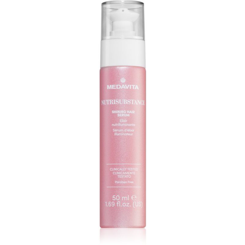 Medavita Nutrisubstance Shining Hair Serum hiusseerumi hiusten vahvistamiseksi ja kiiltoa tuomaan 50 ml