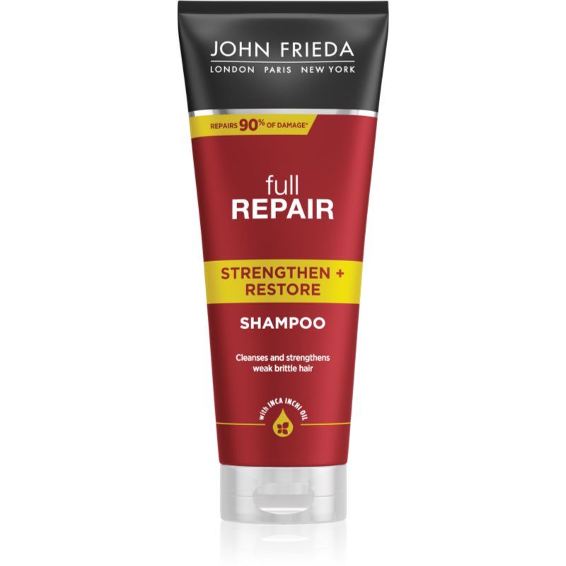 John Frieda Full Repair Strengthen+Restore vahvistava shampoo elvyttävä vaikutus 250 ml
