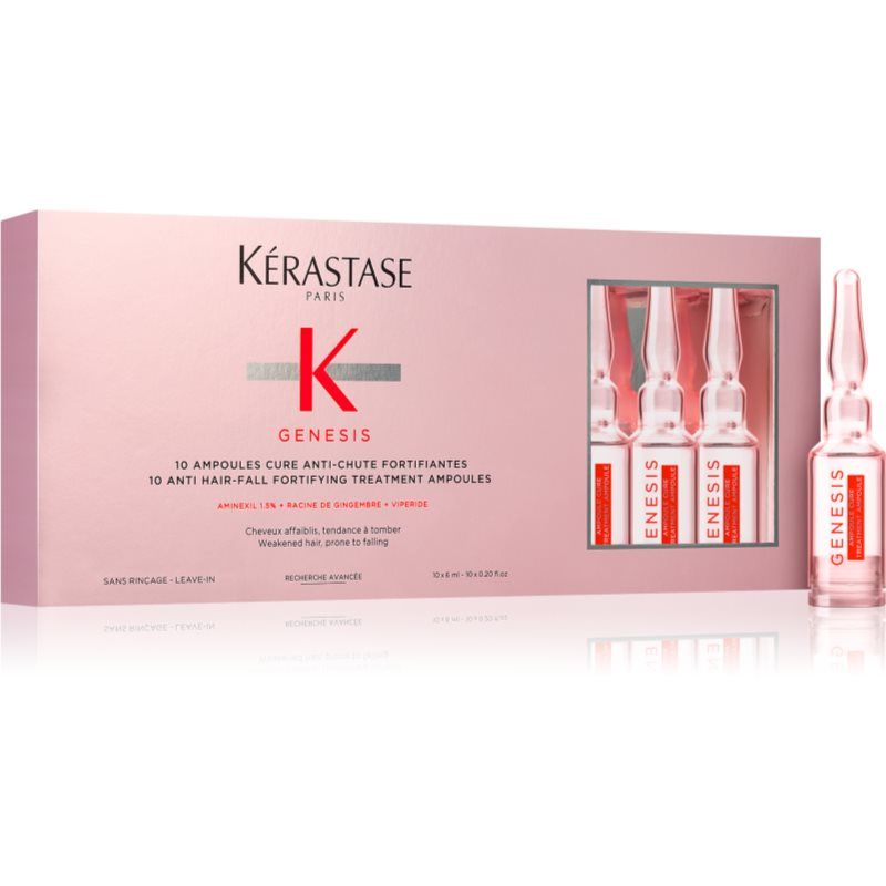 Kérastase Genesis Ampoules Cure Anti-Chute Fortifiantes intensiivinen seerumi oheneville hiuksille 10x6 ml
