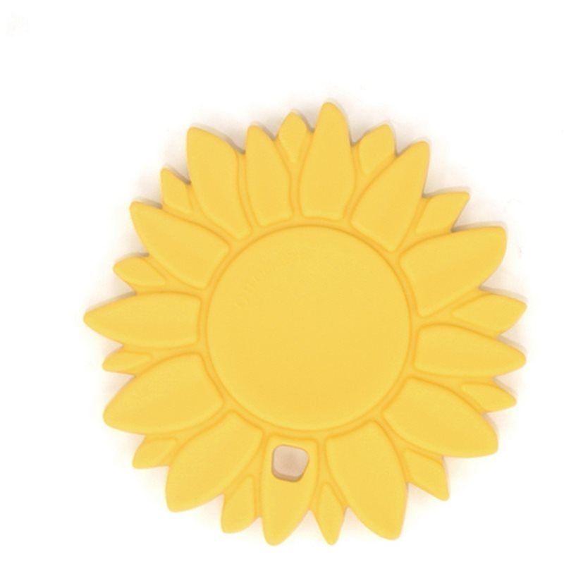 O.B Designs Sunflower Teether purulelu Lemon 3m+ 1 kpl