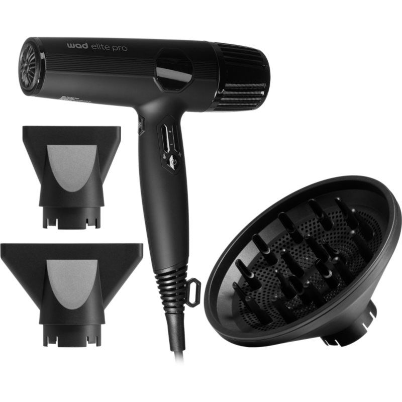 Wad Elite Pro Hair Dryer hiustenkuivaaja Black 1 kpl