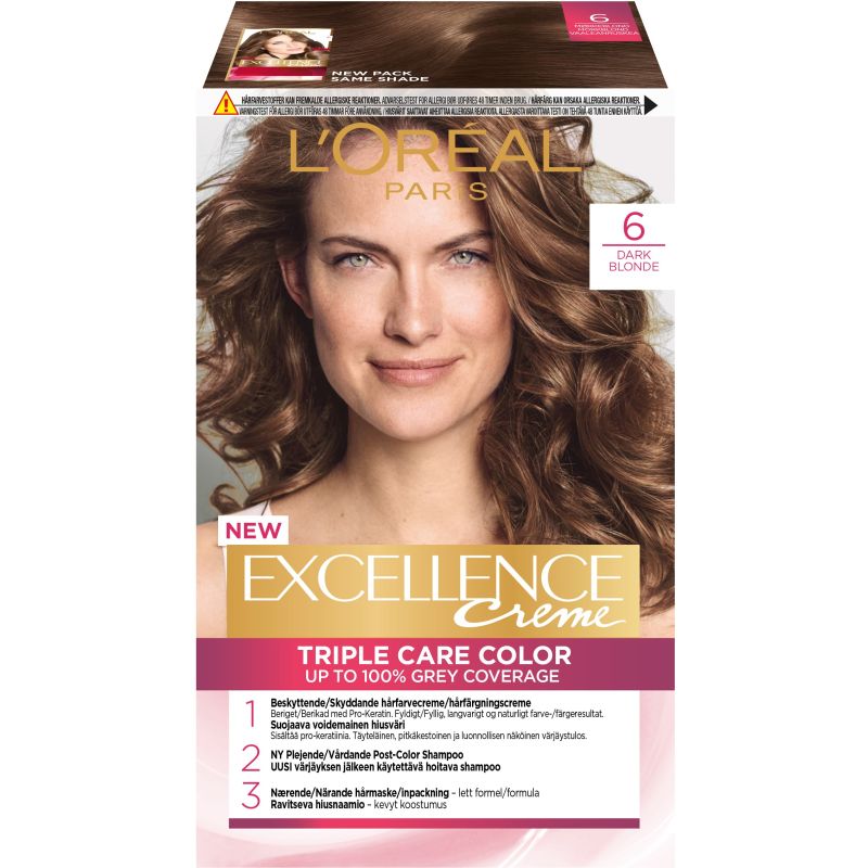 Loreal Paris Excellence Crème Excellence Creme 6 Dark Blonde