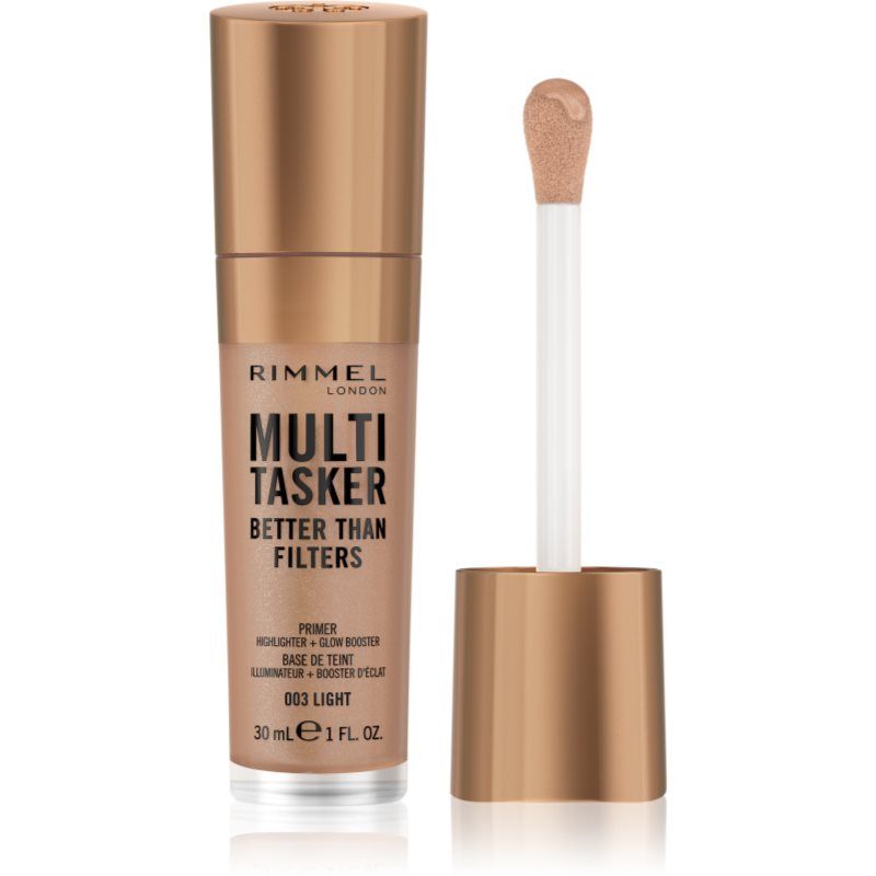 Rimmel Multi-Tasker Better Than Filters kirkastava pohjustusvoide ihon sävyn tasoittamiseen sävy 003 Light 30 ml