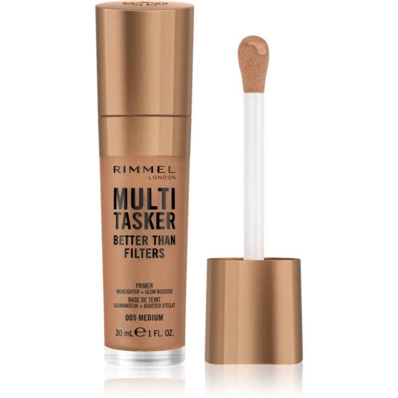 Rimmel Multi-Tasker Better Than Filters kirkastava pohjustusvoide ihon sävyn tasoittamiseen sävy 005 Medium 30 ml