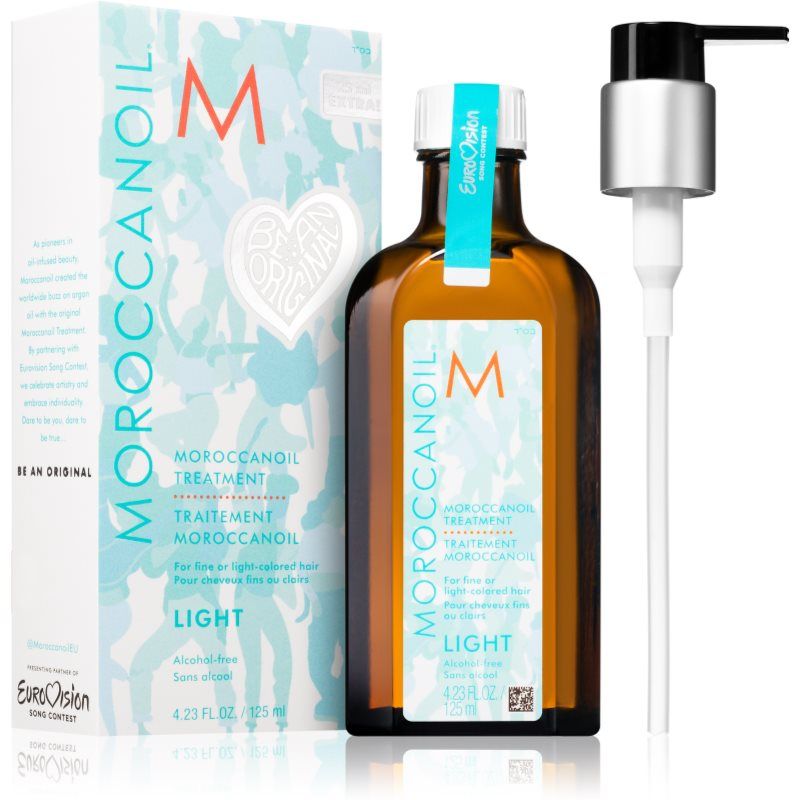 Moroccanoil Treatment Light öljy hennoille ja värjätyille hiuksille 125 ml