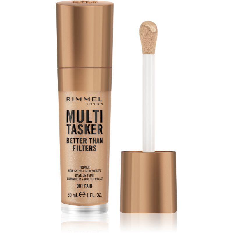 Rimmel Multi-Tasker Better Than Filters kirkastava pohjustusvoide ihon sävyn tasoittamiseen sävy 001 Fair 30 ml