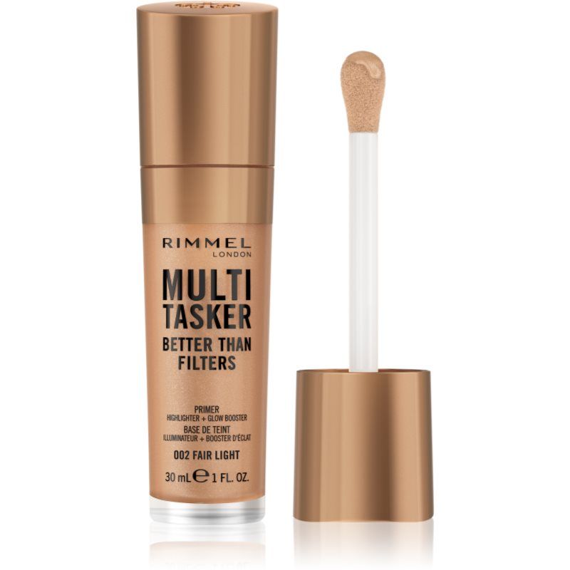 Rimmel Multi-Tasker Better Than Filters kirkastava pohjustusvoide ihon sävyn tasoittamiseen sävy 002 Fair Light 30 ml
