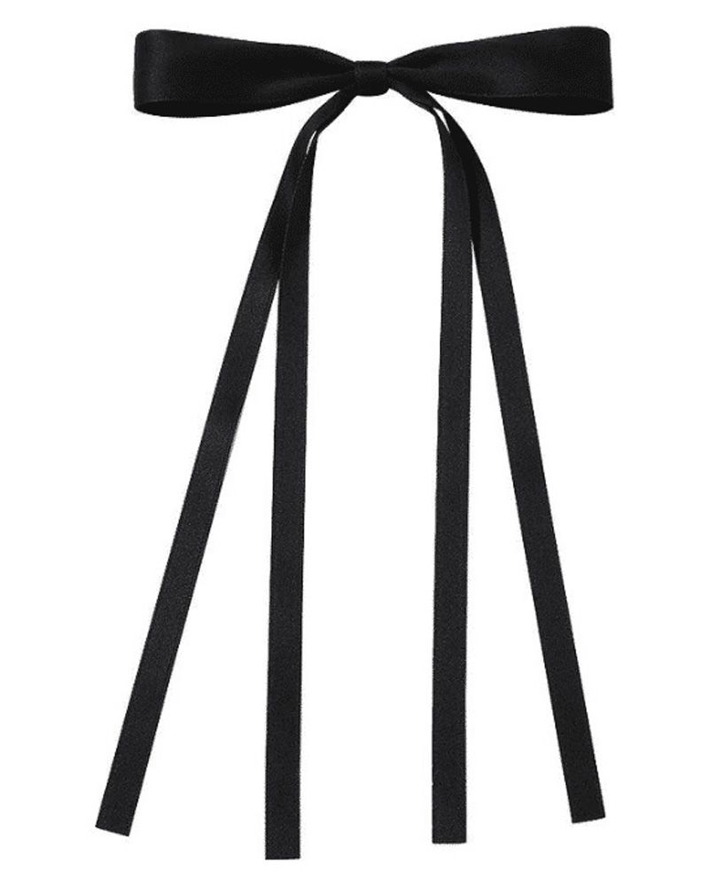 Beauty Flow Olivia Bow Barrette Deep Black   1 stk.