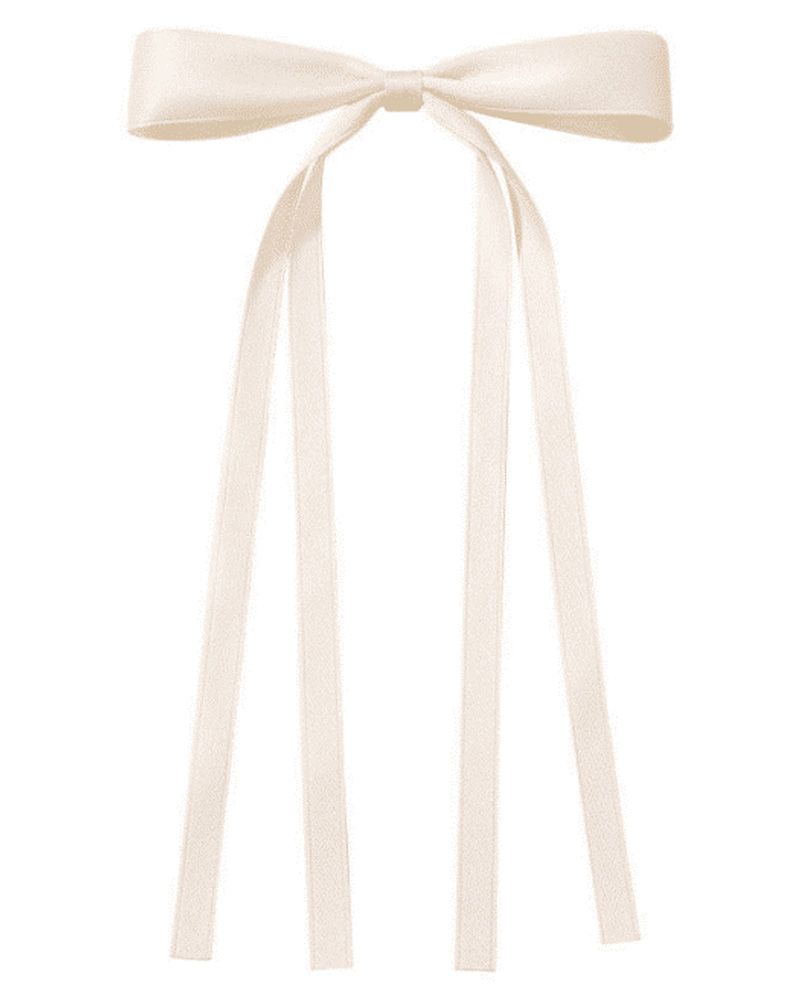 Beauty Flow Olivia Bow Barrette Soft Creme   1 stk.