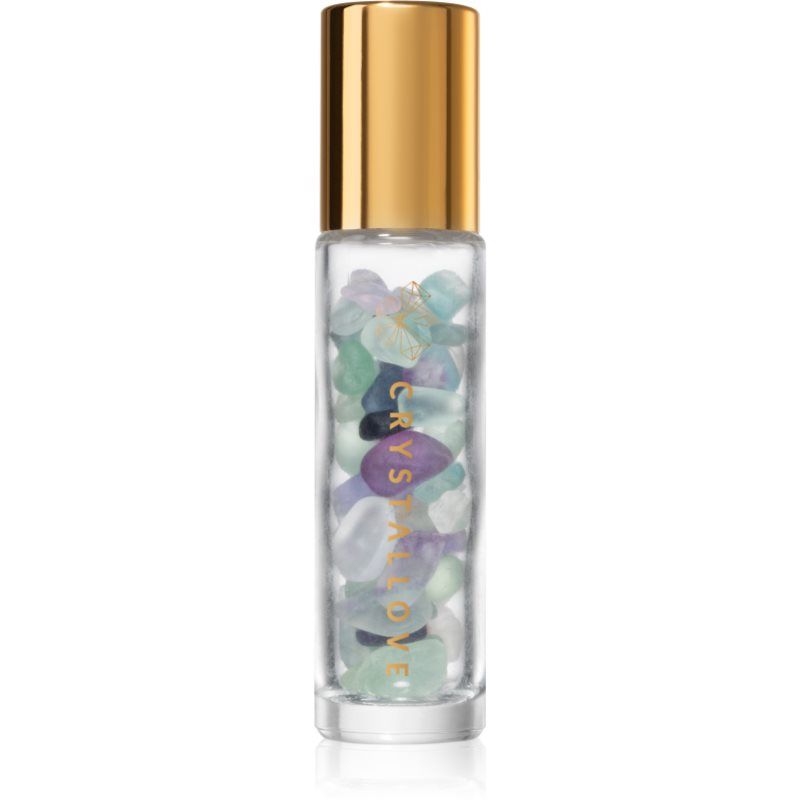 Crystallove Fluorite Rainbow Oil Bottle kristalleja sisältävä roll-on täytettävä 10 ml