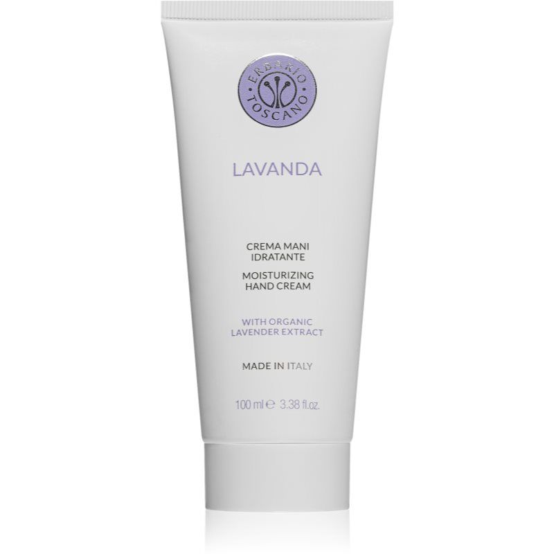 Erbario Toscano Lavanda käsivoide tuoksuu laventelille 100 ml