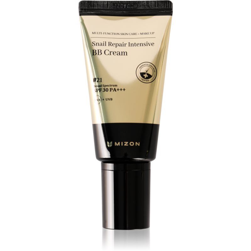 Mizon Snail Repair Intensive kosteuttava BB-voide SPF 30 sävy #21 Light Beige (Cool tone) 50 ml
