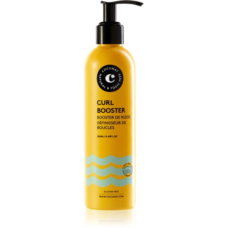 Cocunat Curl Booster kosteuttava hoito aaltoileville ja kiharille hiuksille 250 ml