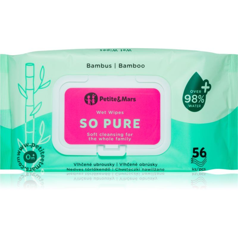 Petite&Mars So Pure lasten kosteuspyyhkeet 12x56 kpl