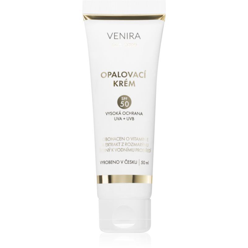 Venira Sunscreen SPF 50 aurinkosuojavoide sisältää UVA- ja UVB-suojan 50 ml