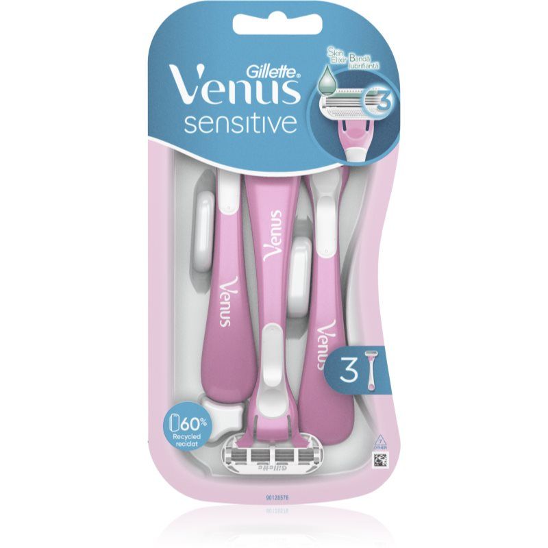 Gillette Venus Sensitive partakone 3 kpl