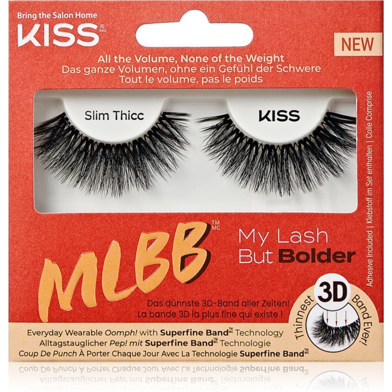 KISS My Lash But Bolder tekoripset Slim Thicc 1 pari
