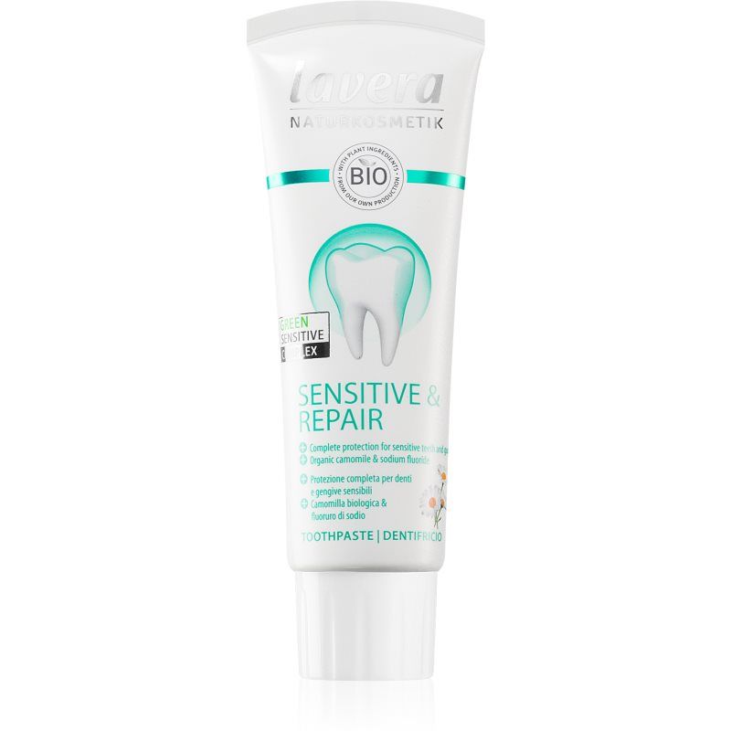Lavera Sensitive & Repair hammastahna herkille hampaille 75 ml