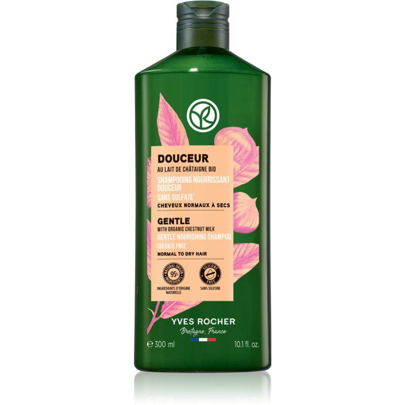 Yves Rocher Douceur hellävarainen shampoo with Organic Chestnut Milk 300 ml