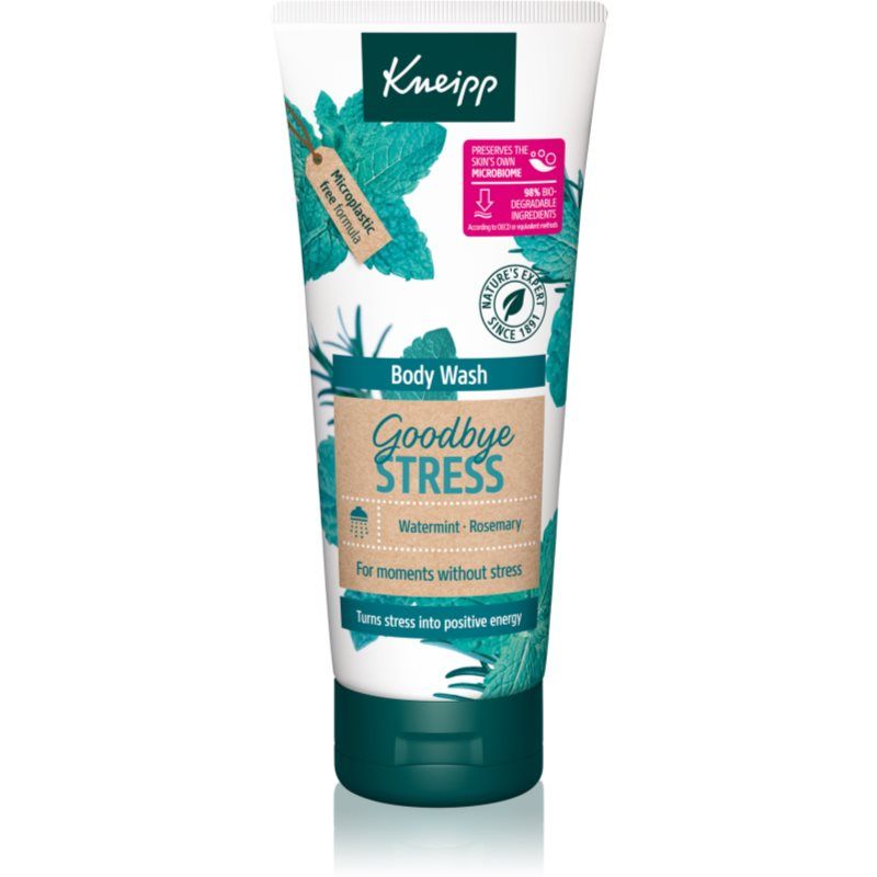Kneipp Goodbye Stress hellävarainen suihkugeeli virkistävä vaikutus 200 ml