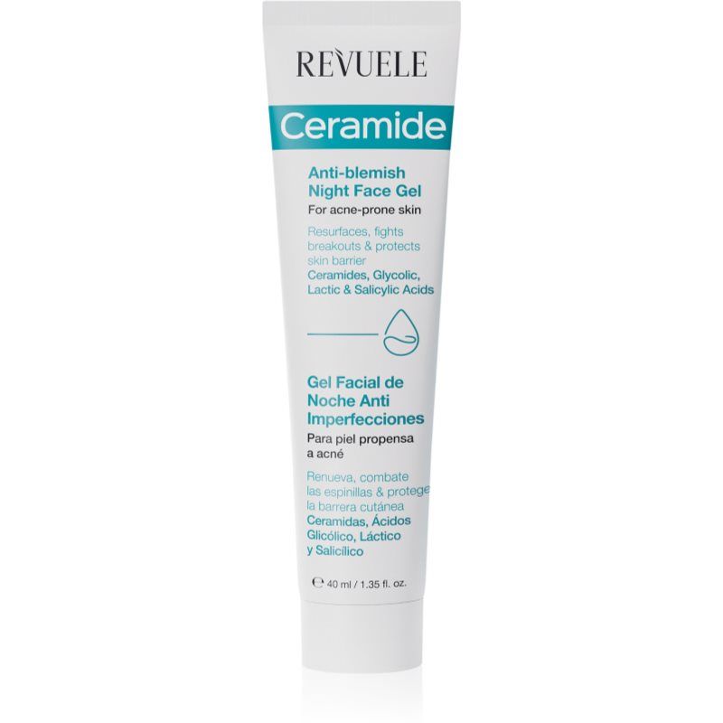 Revuele Ceramide Anti-Blemish Night Face Gel ihon virheitä häivyttävä geeli yöksi 40 ml