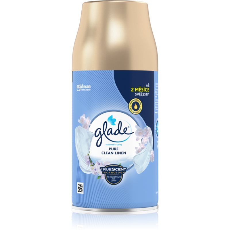GLADE Pure Clean Linen automaattinen ilmanraikastin täyttöpakkaus 269 ml