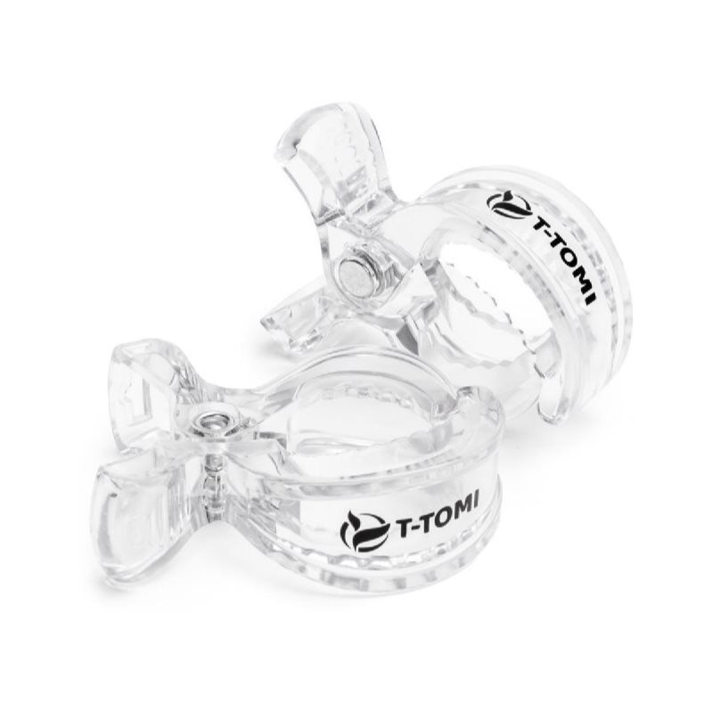 T-TOMI Clip tuttiklipsi Clear 2 kpl