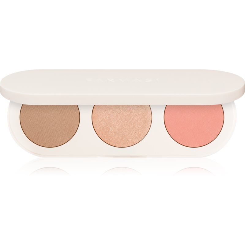 Farmasi 3-in-1 korostusväri, aurinkopuuteri ja poskipuna Peach Bite 13 g