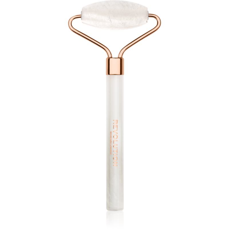 Revolution Skincare Roller Clear Quartz hierontarulla kasvoille 1 kpl