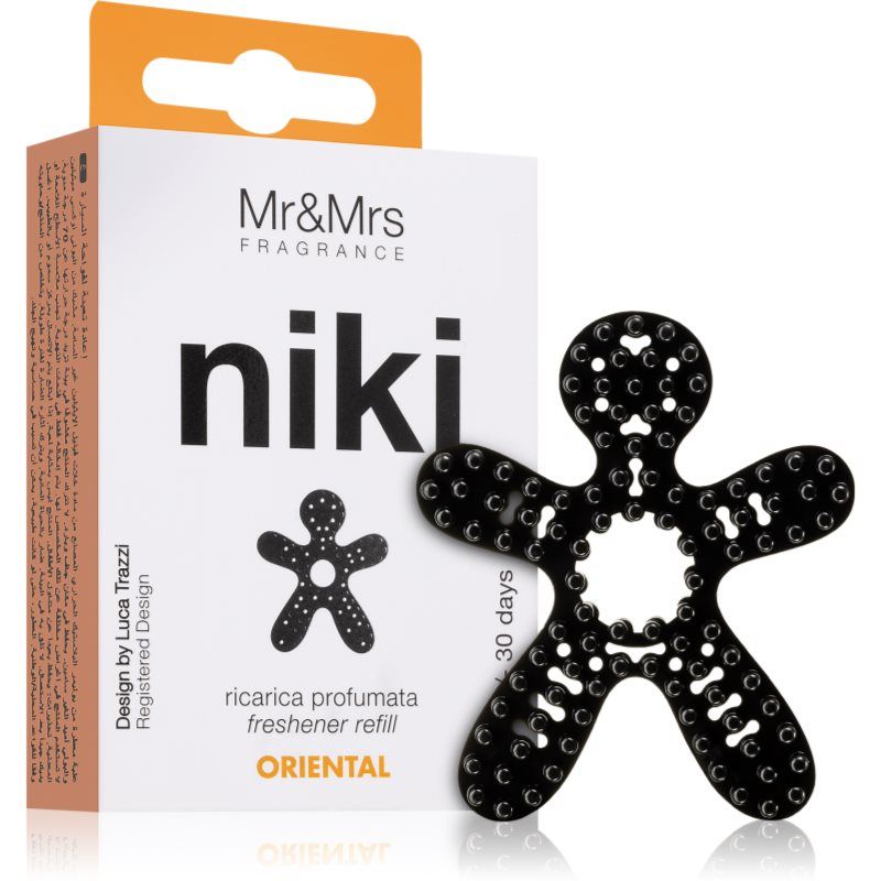 Mr & Mrs Fragrance Niki Oriental autotuoksu täyttöpakkaus 1 kpl