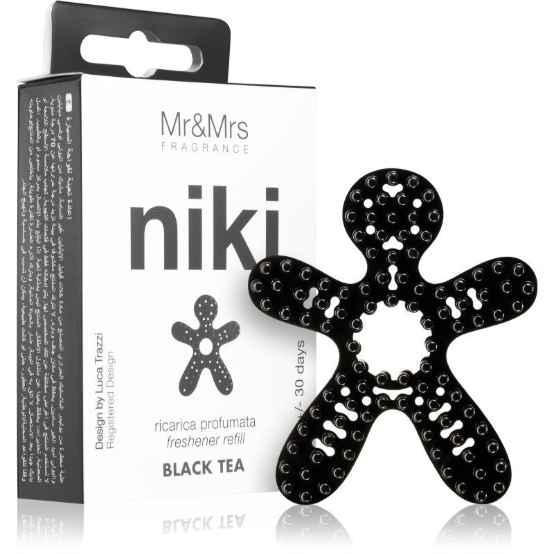 Mr & Mrs Fragrance Niki Black Tea autotuoksu täyttöpakkaus 1 kpl